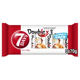 7DAYS | Κρουασάν Double Κακάο & Βανίλια 3x70g