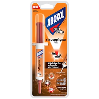 AROXOL | Gel Pro Ants Σύριγγα για Μυρμήγκια 10g