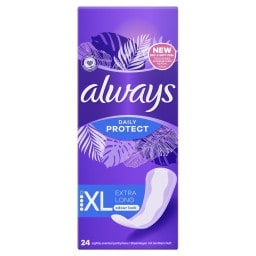 ALWAYS | Panty Liners Daily Protect Extra Long 24 Pieces