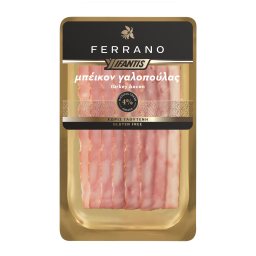 FERRANO | Μπέϊκον Γαλοπούλας Ferrano Χωρίς Γλουτένη 120gr
