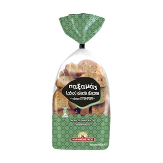 ΚΑΡΑΜΟΛΕΓΚΟΣ | Παξαμάς Λαδιού Ολικής Άλεσης 400g