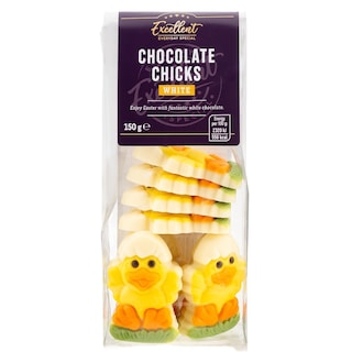 EXCELLENT | Πασχαλινές Φιγούρες Λευκής Σοκολάτας 150g