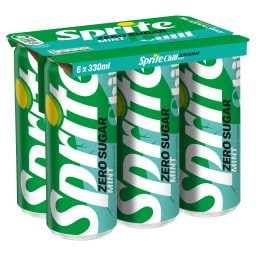 SPRITE | ZERO | Αναψυκτικό Γκαζόζα Zero Chill Κουτί 6x330ml