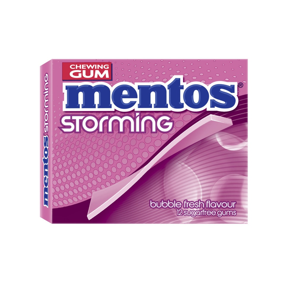 MENTOS Τσίχλες Storming Bubble Fresh 33g