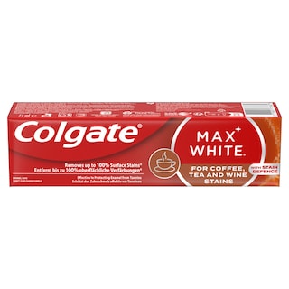 COLGATE | Οδοντόκρεμα Max White For Coffee Tea & Wine 75ml