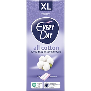 EVERY DAY | Panty Liners XL All Cotton 24 Pieces