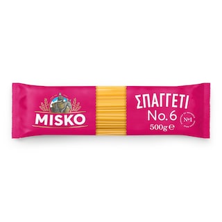 MISKO | Μακαρόνια Σπαγγέτι Νο 6 500 gr