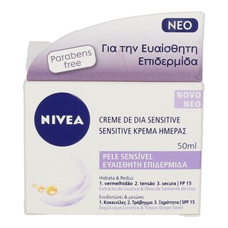 NIVEA | VISAGE | FACE CARE ΗΜΕΡΑΣ SENSITIVE SPF 15 50 ML