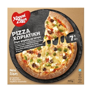 ΧΡΥΣΗ ΖΥΜΗ | Πίτσα Χωριάτικη 420g