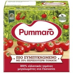 PUMMARO | ΤΟΜΑΤΑ ΠΑΣΣΑΤΑ ΠΙΟ ΣΥΜΠΥΚΝΩΜΕΝΗ 520 GR