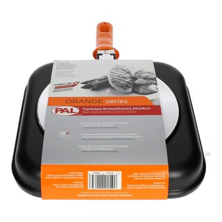 ORANGE | Grill ΑΝΤΙΚΟΛΛΗΤΙΚΗ 24Χ24CM ORANGE 1 ITEM