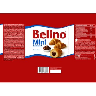 BELINO | Μίνι Κρουασάν Κρέμα Κακάο 72g