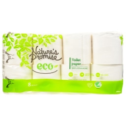 NATURE'S PROMISE | Χαρτί Υγείας Eco 3 Φύλλα 8 Ρολά 733g