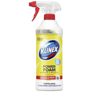 KLINEX | Αφρός Καθαρισμού Μπάνιου Power Foam Citrus 435ml