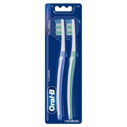 ORAL B | Οδοντόβουρτσα Classic 40mm Μέτρια 2 Τεμάχια