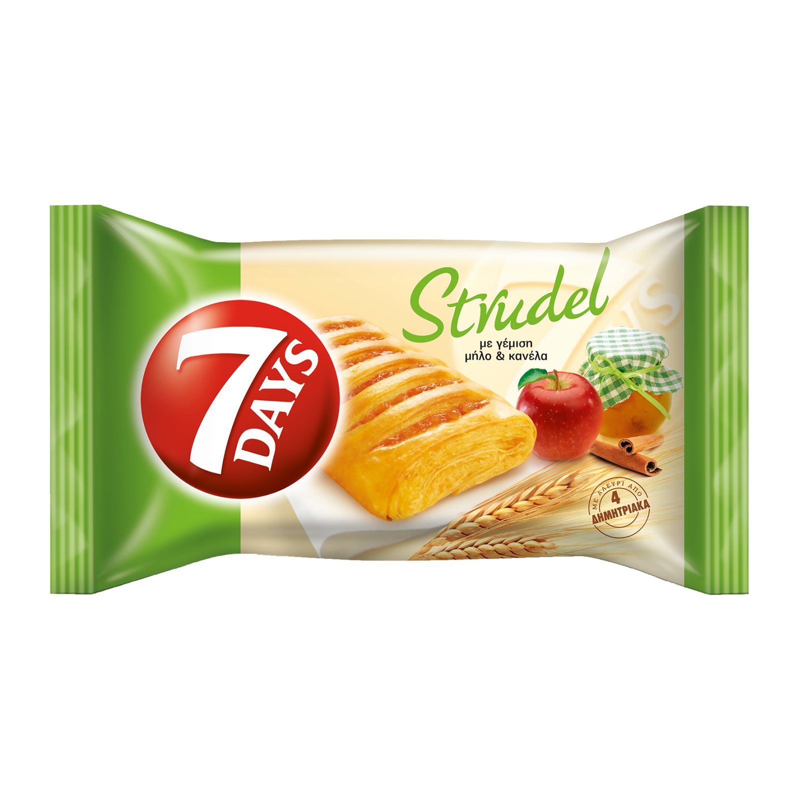 7DAYS Στρούντελ Γεμιστό Μήλο Κανέλα 85g