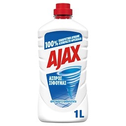 AJAX | ΑΣΠΡΟΣ ΣΙΦΟΥΝΑΣ | Floor Cleaner Tornado Classic 1lt