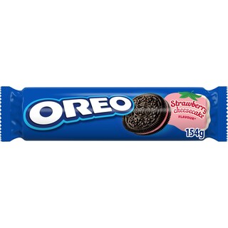 OREO | Μπισκότα Γεμιστά Cheesecake Φράουλα 154g