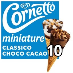 CORNETTO | Παγωτό Miniature Πύραυλος Βανίλια Σοκολάτα 10x19g