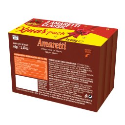 AMARETTI | Γκοφρέτες Κρέμα Κακάο 3x68g