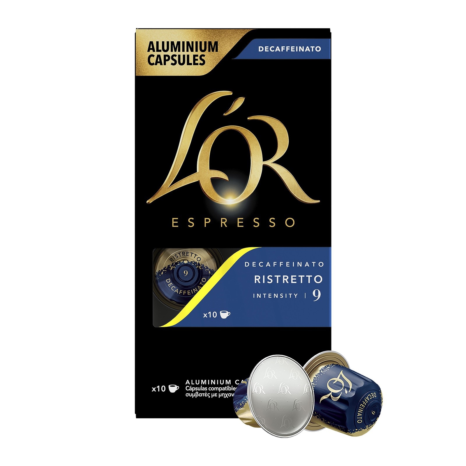 Κάψουλες Καφέ Espresso Ristretto Decaf 10x5.2g
