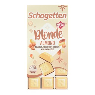SCHOGETTEN | Λευκή Σοκολάτα Καραμέλα Αμύγδαλο 100g