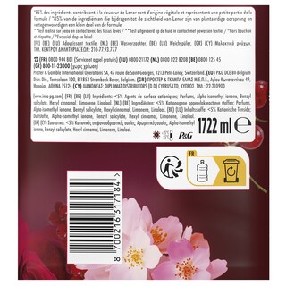 LENOR | Συμπυκνωμένο Μαλακτικό Ruby Jasmine 82 Μεζούρες