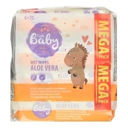 CUTE BABY | Μωρομάντηλα Aloe Vera 4x72 Τεμάχια