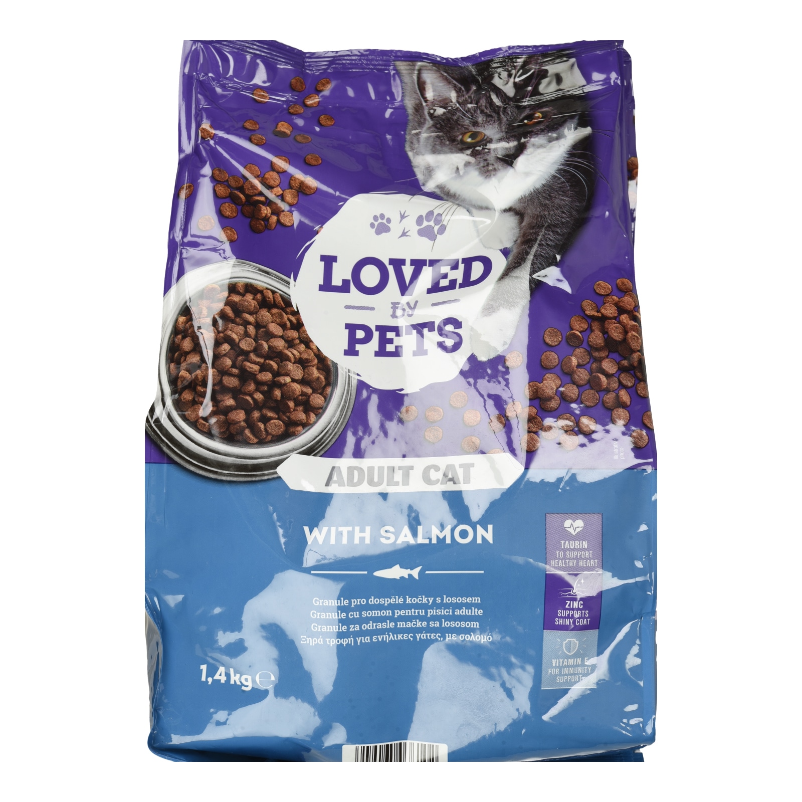 LOVED BY PETS Γατοτροφή Σολομός 1.4kg