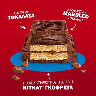 KITKAT | Γκοφρέτα Διπλή Σοκολάτα 99g