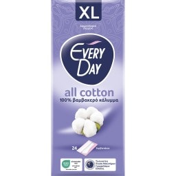 EVERY DAY | Σερβιετάκια XL All Cotton 24 Τεμάχια