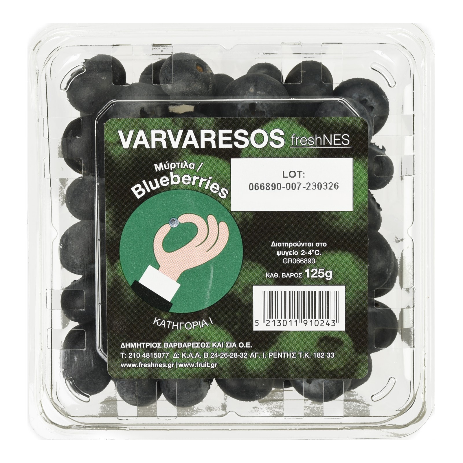 Μύρτιλλα Εισαγωγής 125g