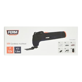 FERM | Πολυεργαλείο Ασύρματο 12V 1.5Ah 1 Τεμάχιο