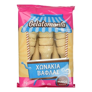 GELATOMANIA | Χωνάκια Βάφλας Παγωτού 72g
