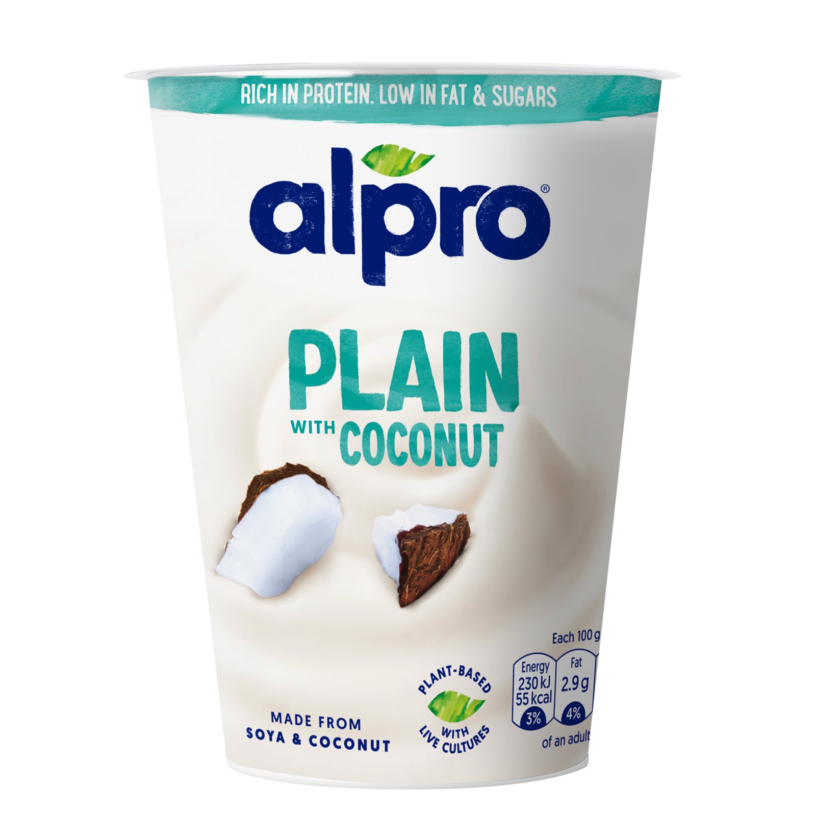 ALPRO Φυτικό Επιδόρπιο Σόγιας Καρύδα 500g