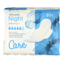 CARE | Σερβιέτες Ultra Night 10 Τεμάχια