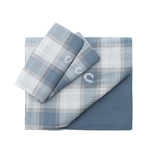 ΑΝΕΜΟΣ | Σετ Παπλωματοθήκη Υπέρδιπλη Καρό 1 Τεμάχιο