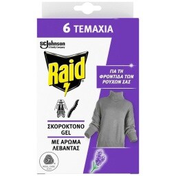 RAID | Σκοροκτόνο Gel Λεβάντα 6 Τεμάχια