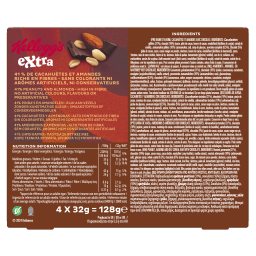 KELLOGGS | Μπάρες Δημητριακών Αμύγδαλο Σοκολάτα Φιστίκι 4x32g
