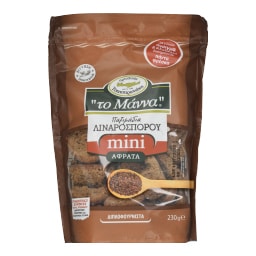 ΜΑΝΝΑ | Παξιμάδια Λιναρόσπορου Mini 230g