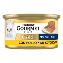 GOURMET | Γατοτροφή Gold Μους Κοτόπουλο 85g