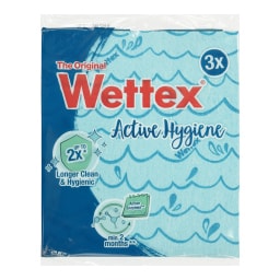 WETTEX | Σπογγοπετσέτα Active Hygiene Νο1 3 Τεμάχια