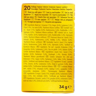 LIPTON | Τσάι Μαύρο Κανέλα Chai 20x1.7g