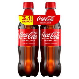 COCA COLA | Αναψυκτικό Φιάλη 3+1 Τεμάχιο Δώρο 4X500 ml