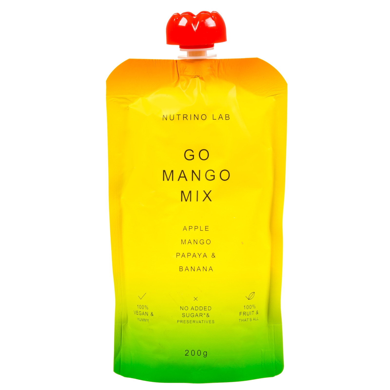 Go Mango Mix Μήλο Μάνγκο Παπάγια Μπανάνα 200g