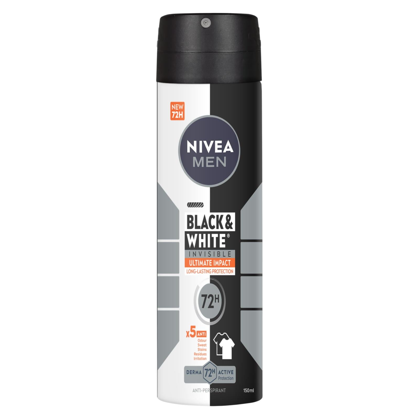 Αποσμητικό Spray Black & White Ultimate 150ml