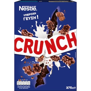 CRUNCH | Δημητριακά Τραγανά Ολικής Άλεσης Σοκολάτα 375gr
