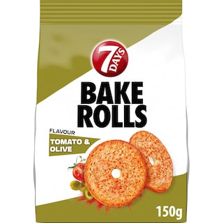 7DAYS | Bake Rolls Τομάτα Ελιά 150g