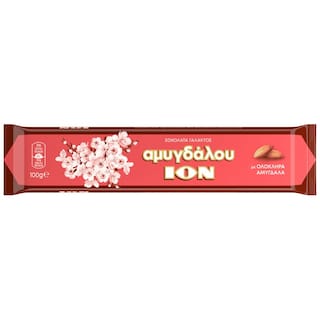 ΙΟΝ | Σοκολάτα Γάλακτος Ολόκληρα Αμύγδαλα 100g