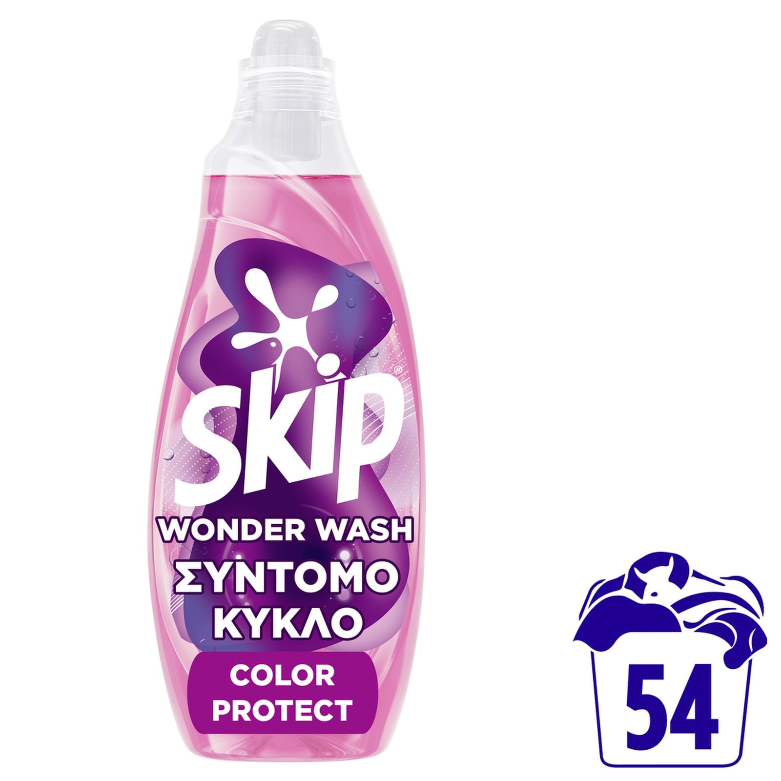 Υγρό Πλυντηρίου Ρούχων Wonder Wash Color Protect 54 Μεζούρες
